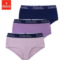 Bench . Panty Packung, 3 Stk. mit kontrastfarbigem Webbund
