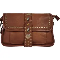 Samantha Look Henkeltasche echt Leder, Made in Italy
