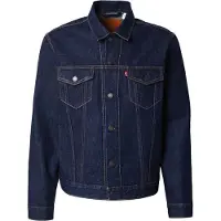 Levi's für Herren. 72334-0791 Trucket-Jacke navy (M), Lässig, Baumwolle, Denim, Marine
