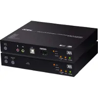 Aten CE980 KVM LWL (MM) Konsolen-Extender, USB True 4K DisplayPort/HDMI (True4K)