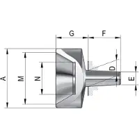 Rohm Einsatz F.ZWS K108AVP D48/30 60G