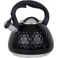 Resto Kitchenware Wasserkessel "Aries, Flötenkessel 2,7 l, mit 3D-Design, im Geschenkkarton" 1 Stk. tlg. Edelstahl