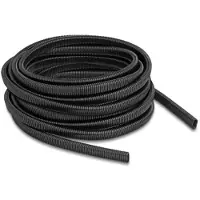 DeLOCK Kunststoff Kabelschutzschlauch in Ovalform flexibel 13,6 x 6,3 mm