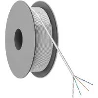 Goobay 93292, 305 m, Cat5e, U/UTP (UTP), Grau