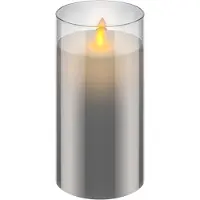 Goobay LED-Echtwachs-Kerze