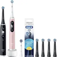 Oral-B iO Series 6N Doppelpack Schwarz + Rosa Vorteilspack