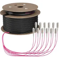 EFB Elektronik Trunkkabel U-DQ ZN BH OM4 12G 1x12 SC-SC 180m Dca LSZH