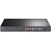 TP-LINK TL-SL1218MP, Unmanaged, Fast Ethernet (10/100), Power over Ethernet (PoE), Rack-Einbau