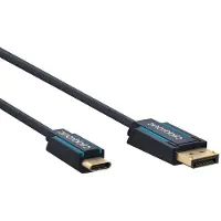 ClickTronic USB-C-auf-DisplayPort-Adapterkabel, 4K/60Hz. Kabellänge 1 m