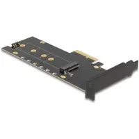 DeLOCK Host Bus Adapter PCIe x4 - M.2, NVMe, Key M, RGB-LED