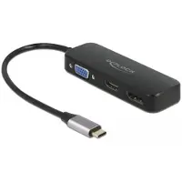 DeLOCK USB Type-C Adapter zu VGA / HDMI / DisplayPort 4K 60 Hz