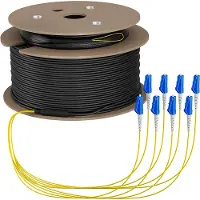EFB Elektronik Trunkkabel U-DQ ZN BH OS2 8E 1x8 LC-LC 190m Dca LSZH
