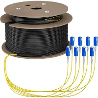 EFB Elektronik Trunkkabel U-DQ ZN BH OS2 8E 1x8 SC-SC 60m Dca LSZH