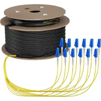 EFB Elektronik Trunkkabel U-DQ ZN BH OS2 12E 1x12 LC-LC 190m Dca LSZH