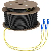 EFB Elektronik Trunkkabel U-DQ ZN BH OS2 4E 1x4 SC-SC 140m Dca LSZH