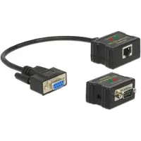 DeLOCK Extender RS-232 DB9 mit 2 Konverter