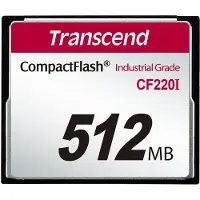 Transcend 512MB CF, 0,512 GB, Kompaktflash, 40 MB/s, 42 MB/s, Schwarz