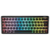 Krom Kreator, 60%, Kabelgebunden, USB, Mechanischer Switch, RGB-LED, Schwarz