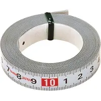 Tajima Adhesive measuring tape 3m x 13mm, R - scale from right to left