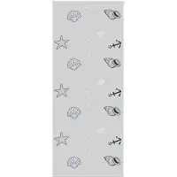 vidaXL Duschrollo 110x240 cm Stoffbreite 106 cm
