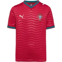 Puma Portugal 2026 Home Jersey, Kind, Unisex, Grün, Rot, Trikot, Einfarbig, Fußball
