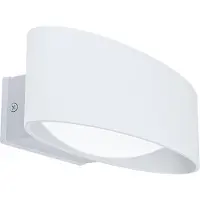 Eglo Außenwandleuchte Chinoa, weiß / opal, Aluminium, Modern, Wandleuchte außen