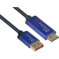 GOOD CONNECTIONS DisplayPort 1.4 an HDMI 2.0 60Hz CU 3m blau
