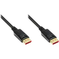 GOOD CONNECTIONS DisplayPort 1.4 Anschlusskabel 3m 8K @ 60Hz Kupfer schwarz 4814-030S
