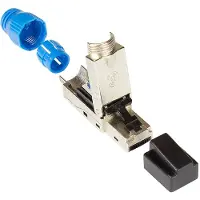 GOOD CONNECTIONS GC-N0149, RJ-45, Silber, Männlich, Abgewinkelt, Cat8.1, S/UTP (STP)