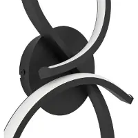 Eglo Moderne LED-Wandlampe Serpins 40 cm – Schwarz