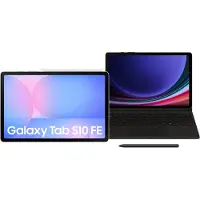 Samsung Galaxy Tab S10 FE 10,9 Zoll 128GB Wi-Fi Hellblau + Tastaturhülle QWERTZ