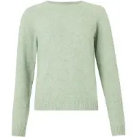 Vero Moda Rundhalspullover "VMDOFFY LS O-NECK BLOUSE GA NOOS" Materialmix, regular fit