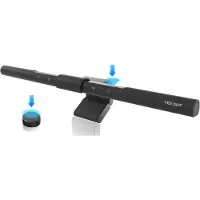 Yeelight Pura, Schwarz, 1350 lm, 3000 K, 6500 K, USB, 400 mm