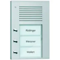 Technisat Audio Außenstation PDS PDS03-EN/04 3Tasten 1reihig AP silber (PDS03-EN/04)