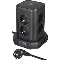 Brennenstuhl 1153560010, 2 m, Drinnen, IP20, 1,5 mm², Schwarz, 8 AC-Ausgänge