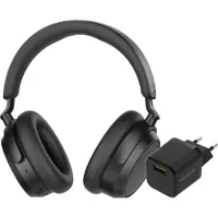 Sennheiser Accentum Plus Schwarz + BlueBuilt Quick-Charge-Ladegerät mit USB-A-Port 18 W Schwarz
