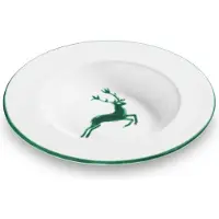 Gmundner Keramik Grüner Hirsch Suppenteller Gourmet (Ø 24cm)