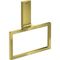 Hansgrohe AXOR Universal Rectangular Handtuchring, Metall, schwenkbar, 42623