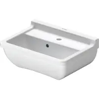 Duravit Handwaschbecken STARCK 3 m ÜL HLB 450x320mm 1 HL we WG