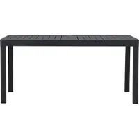 Venture Home Rechteckiger Esstisch Capo Schwarz