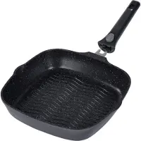 Stoneline Grillpfanne "Imagination PLUS" Aluminiumguss 1 Stk. tlg. 28 x 28 cm, Induktion