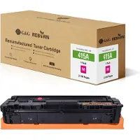 G&G Toner ersetzt HP 415A Kompatibel Magenta 2100 Seiten Reborn remanufactured