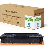 G&G Toner ersetzt HP 415A Kompatibel Cyan 2100 Seiten Reborn remanufactured 212