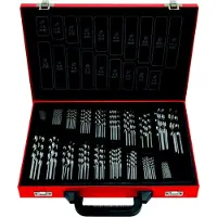 Ks Tools HSS-G Co 5 Spiralbohrer-Satz, 170-tlg, 1-10mm - 330.3640