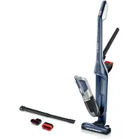 Bosch Serie 4 BBH3K2800, 2-in-1-Stabstaubsauger, Beutellos, Blau, Trocken, Filterung, Teppich, Harter Boden