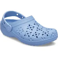 Crocs Clog "Classic Floral Cut Out Clog" Sommerschuh, Sandale, Strandschuh mit schwenkbarem Fersenriemen