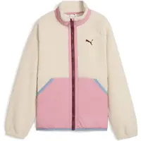Puma Trainingsjacke "HYBRID SHERPA JACKET" mit Kapuze mit WarmCELL Technologie, mit Rollkragen, mit Kängurutaschen