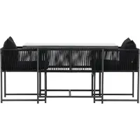 Ebuy24 Venture Design Café-Set Noto Schwarz