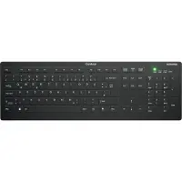 Contour Design Design Active Key QuickClean Medizinische Tastatur IP68 Full-Size Kabellos Schwarz DE C8112, Volle Größe (100%), Kabellos, RF Wireless, Scherenschalter, QWERTZ, Schwarz