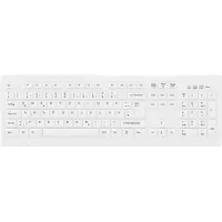 Contour Design Design Active Key ClassicClean Medizinische Tastatur Abnehmbare Abdeckung Full-Size Kabellos Weiß DE C8100, Volle Größe (100%), Kabellos, RF Wireless, Scherenschalter, QWERTZ, Weiß